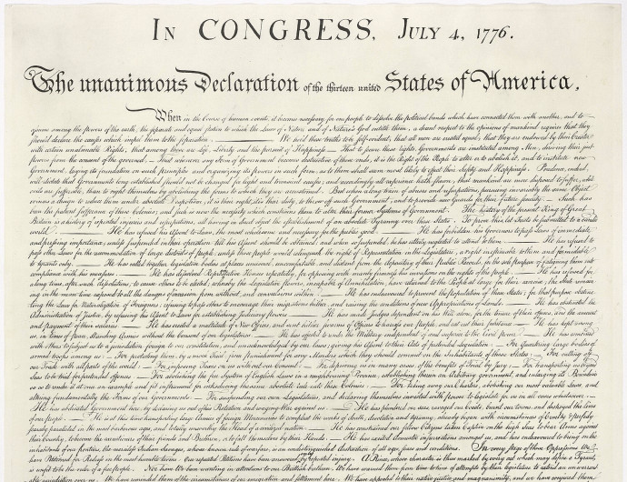 1776. július 4. | Az amerikai Függetlenségi Nyilatkozat