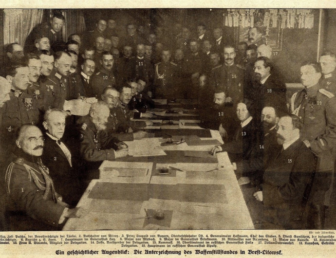 1918. március 3. | Aláírták a breszt-litovszki békét