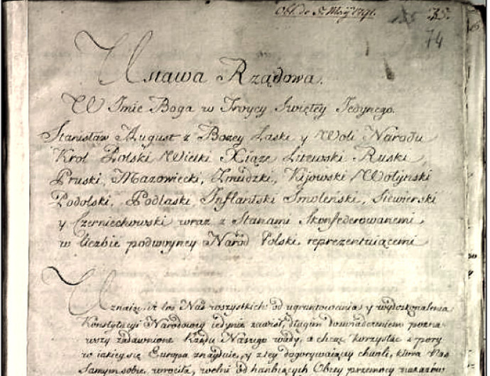 1791. május 3. | A szejm elfogadja Lengyelország új alkotmányát