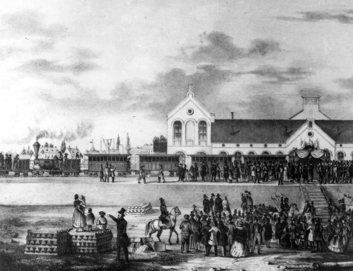 1846. július 15. | Az első magyar vasútvonal átadása