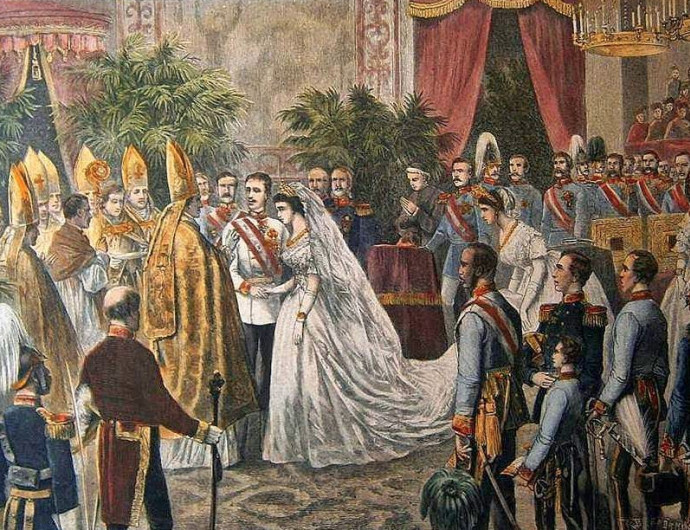 1854. április 24. | Ferenc József és Sisi esküvője Bécsben